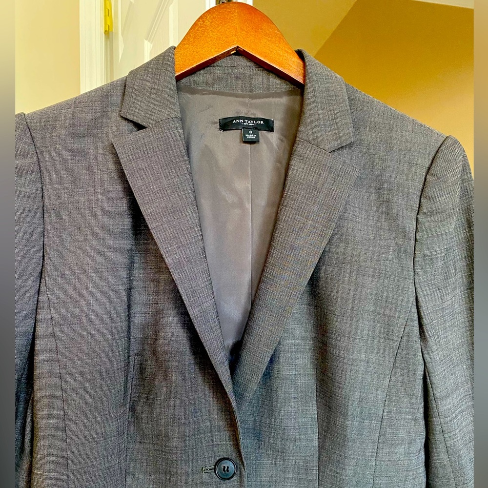 Ann Taylor size 6 brownish green blazer NWOT